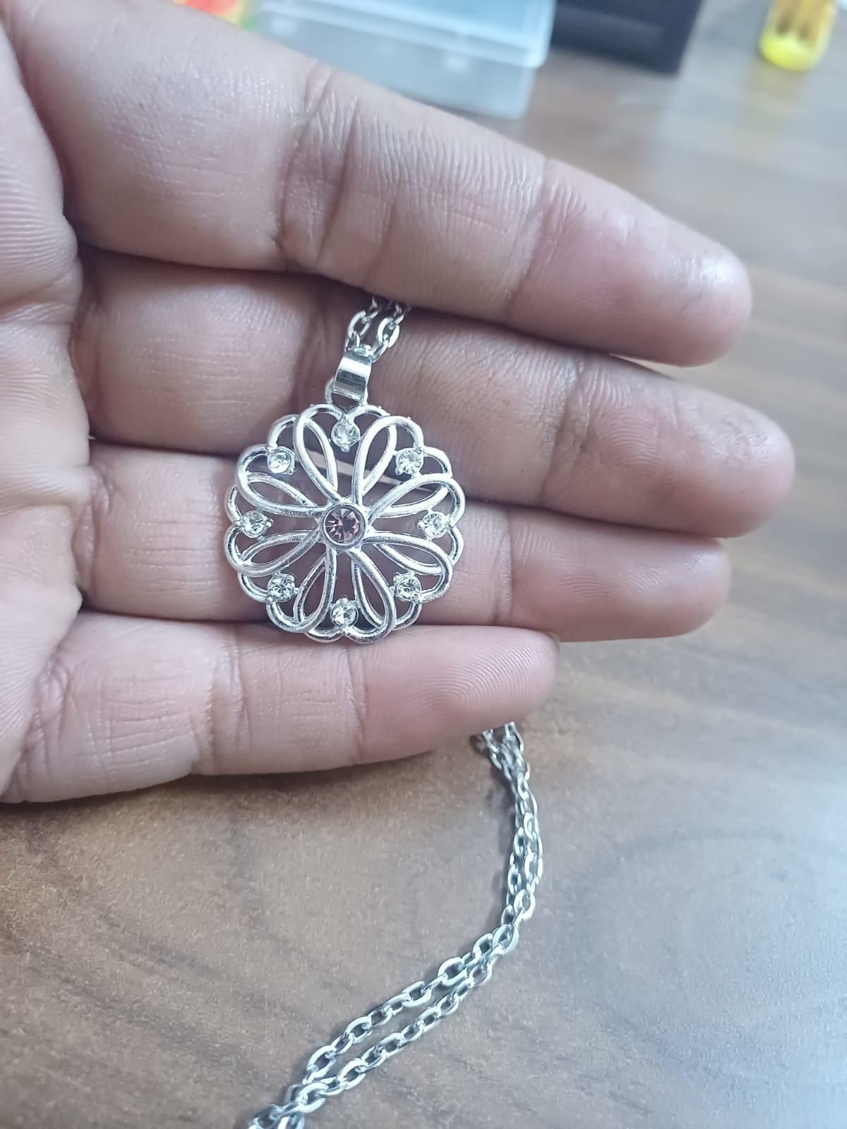 Silver Birthstone Pendant