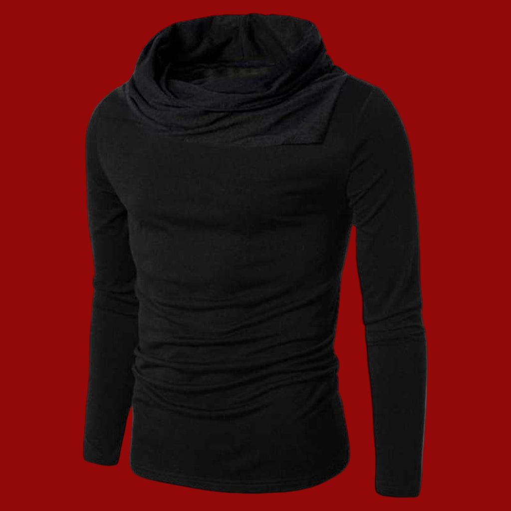 Cotton Solid Full Sleeves Mens T-Shirt