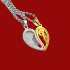 Broken Hearth shape valentine locket