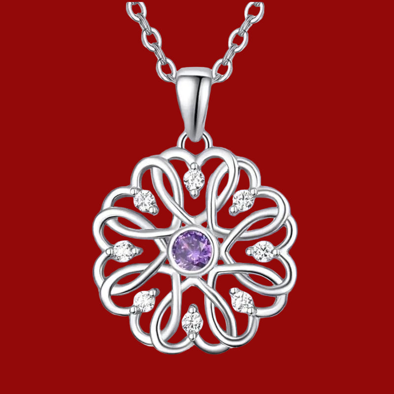 Silver Birthstone Pendant