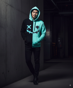 Cotton Printed Full Sleeves Mens Hoodie