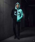 Cotton Printed Full Sleeves Mens Hoodie