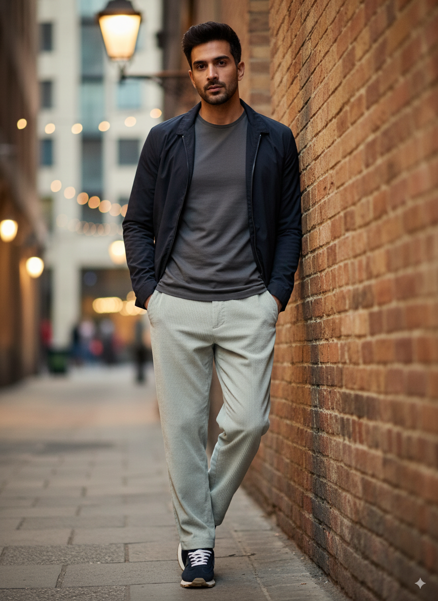 Combo of 2 Men's Caudray Fabric Stylish Pants